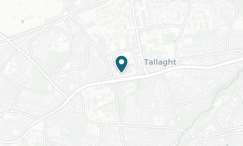 Map of Tallaght — painting & decorating service area covered by Dublin Deco Painting