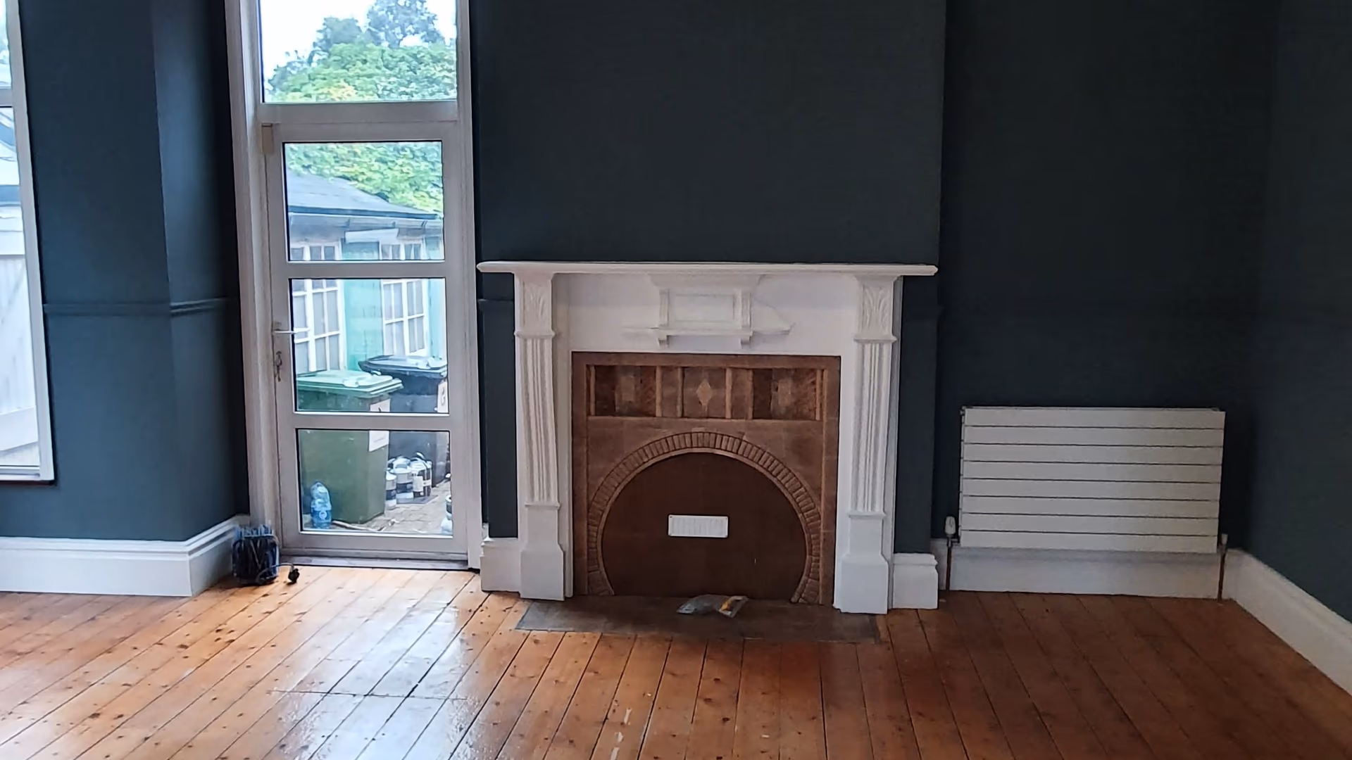Freshly painted living room interior in a Dublin home