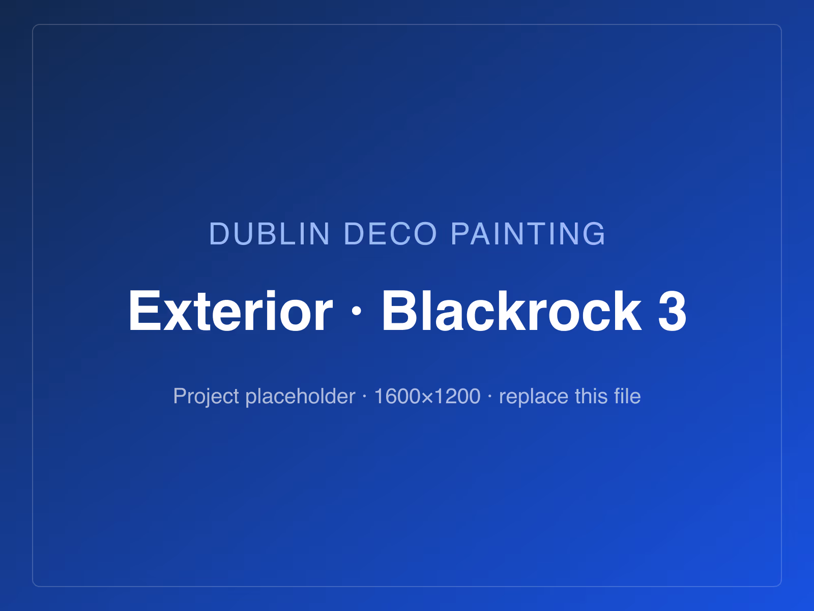 Exterior render and front door painting in Blackrock, Dublin — image 3 of 3
