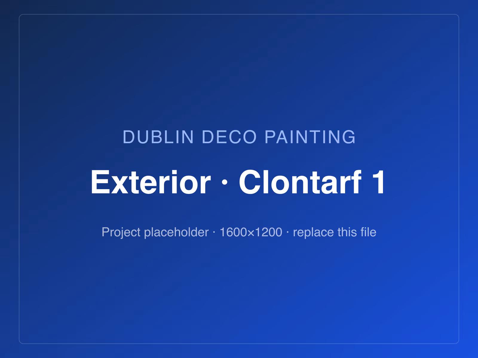 Exterior repaint of a semi-detached house in Clontarf, Dublin