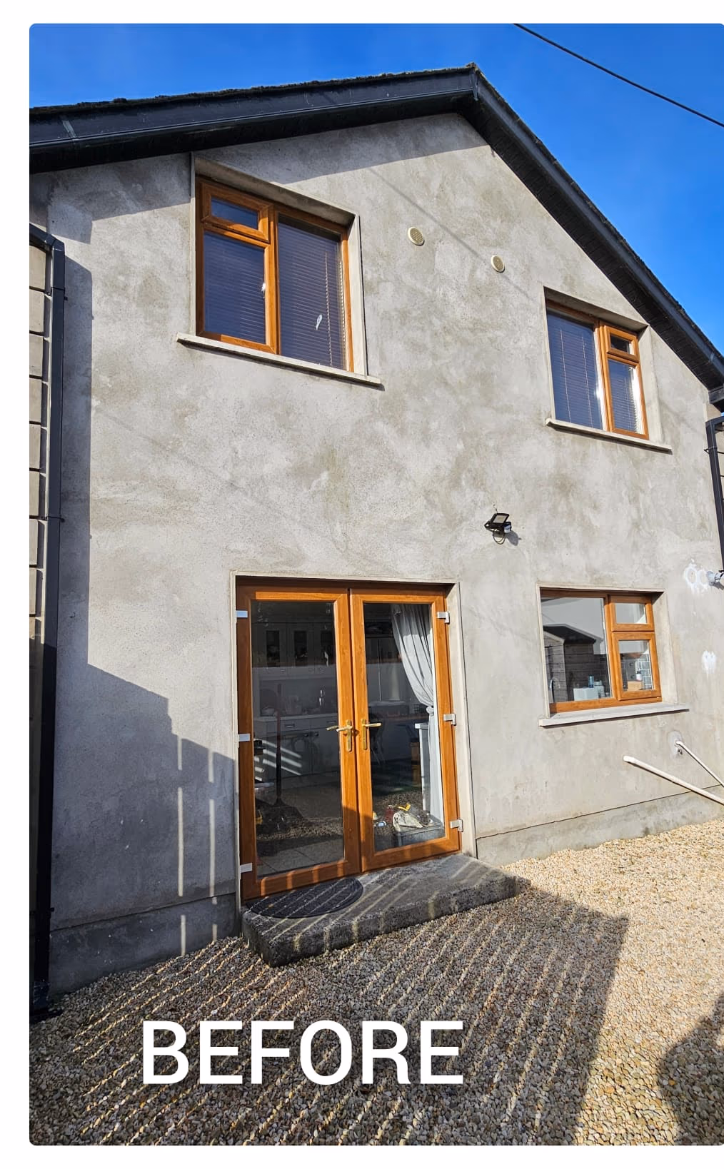 Repainted semi-detached house exterior in Dublin after a full masonry repaint — image 2 of 2