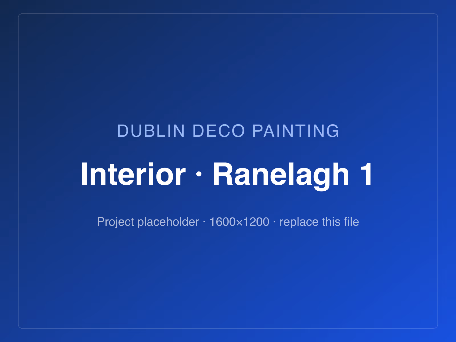Hallway, stairs and landing repaint in Ranelagh, Dublin