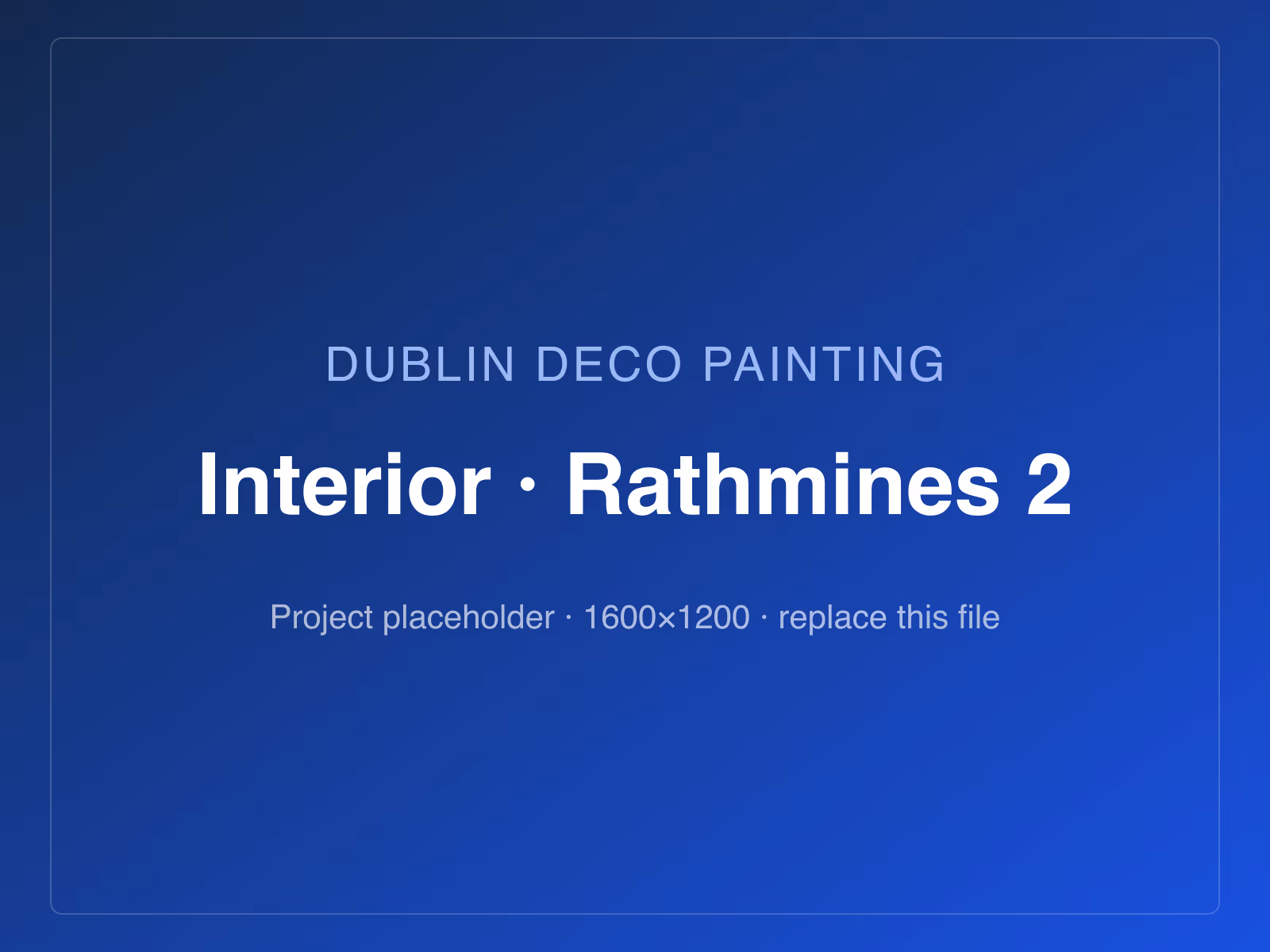 Freshly painted living room interior in Rathmines, Dublin — image 2 of 3