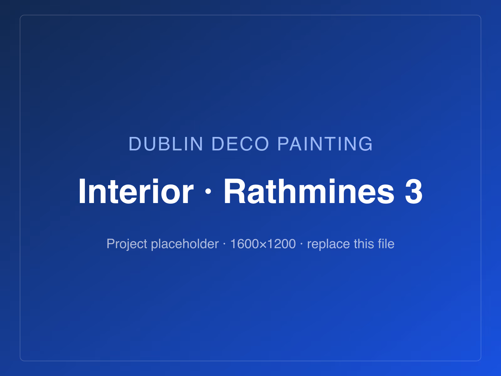 Freshly painted living room interior in Rathmines, Dublin — image 3 of 3
